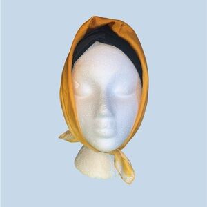 Vintage 70s Yellow Halston Kerchief Scarf